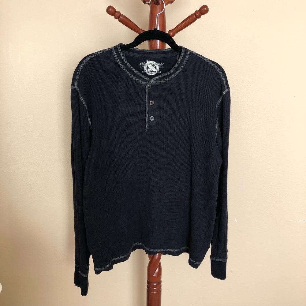 Eddie Bauer Favorite Thermal Henley Long Sleeve